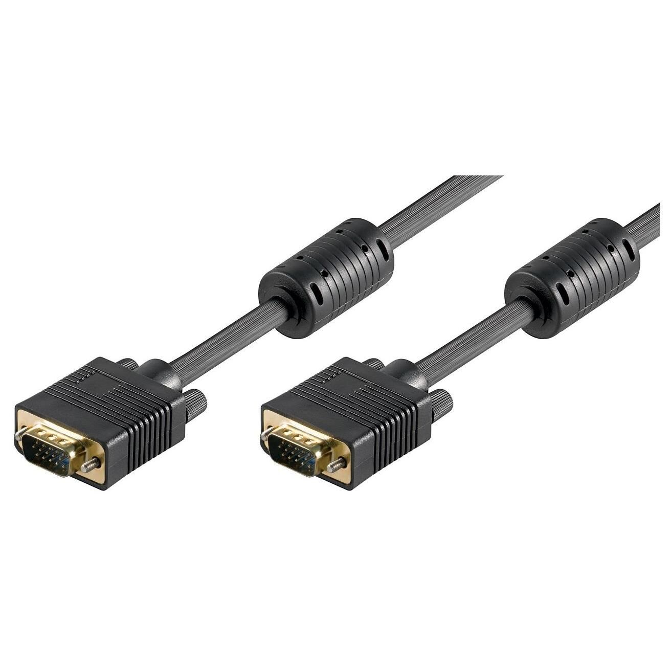 MicroConnect 5m VGA Cable (D-Sub) - Black