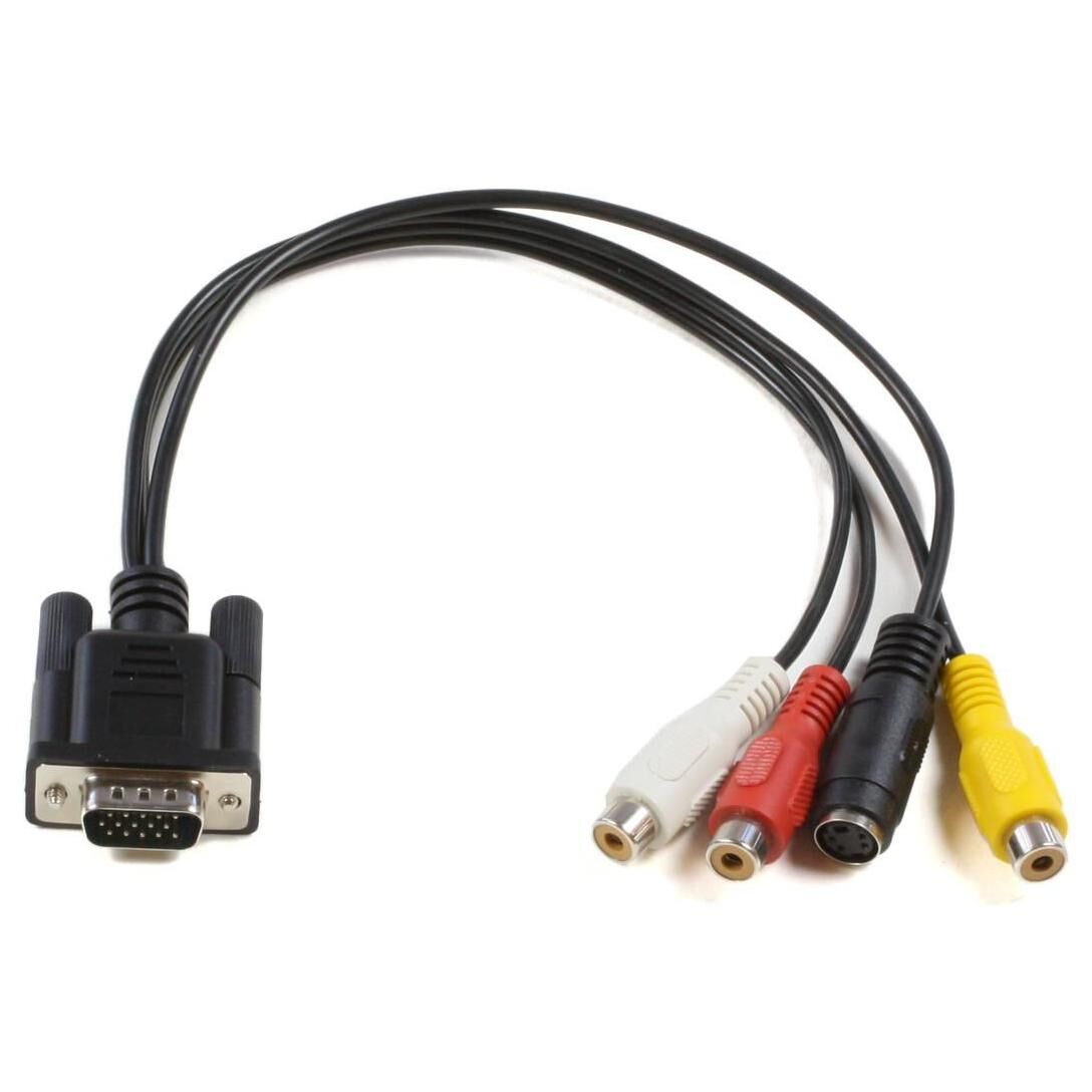 MicroConnect MONGGSV 0.2m VGA (D-Sub) to RCA + S-Video Cable