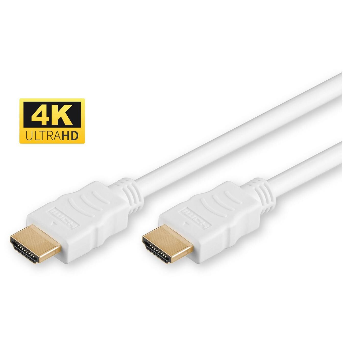MicroConnect 15ft HDMI Cable (White)