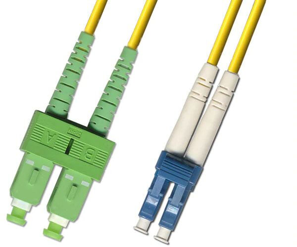 MicroConnect InfiniBand and Fiber Optic Cable 2m SC LC Yellow