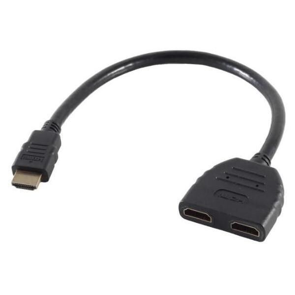 MicroConnect 0.2m HDMI Cable, Type A (Standard) - Black