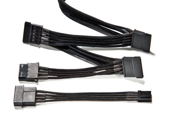 be quiet! Multi Power Cable CM-61050 - Power Cable - 4-Pin Molex Connector, SATA Power - 100 cm - Black