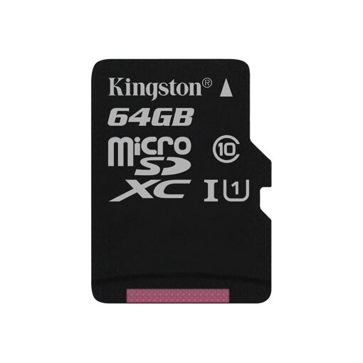 Kingston Canvas Select - 64GB Flash Memory Card (SD Adapter Included) - UHS-I U1/Class 10