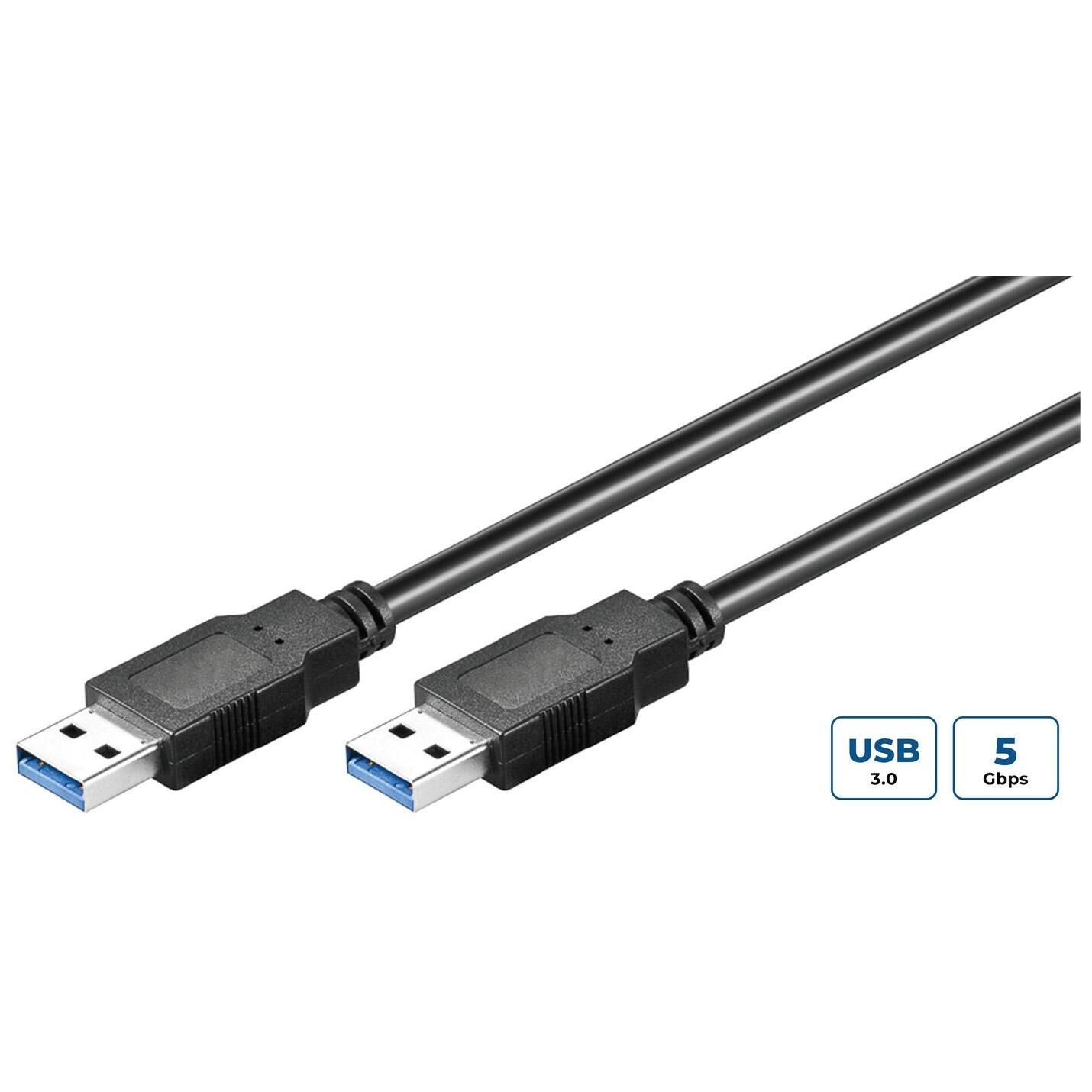 MicroConnect USB 3.2 Gen 1 (3.1 Gen 1) 2m Cable - Black
