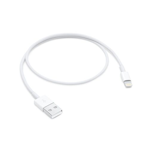 Apple Lightning/USB 0.5m Cable (Male/Male, White)