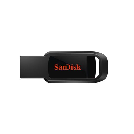 Sandisk Cruzer Spark 128GB USB 2.0 Flash Drive, Black