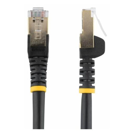 Cable Ethernet StarTech de 5 m CAT6A, 10GbE protegido sin enganches, negro