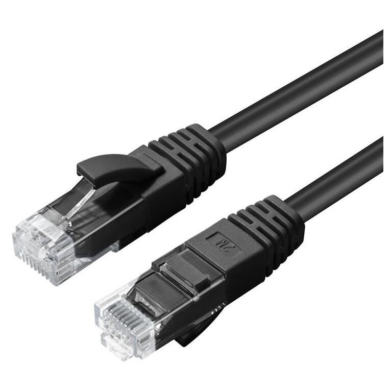 MicroConnect Cat6 UTP Cable, 0.4m, Black