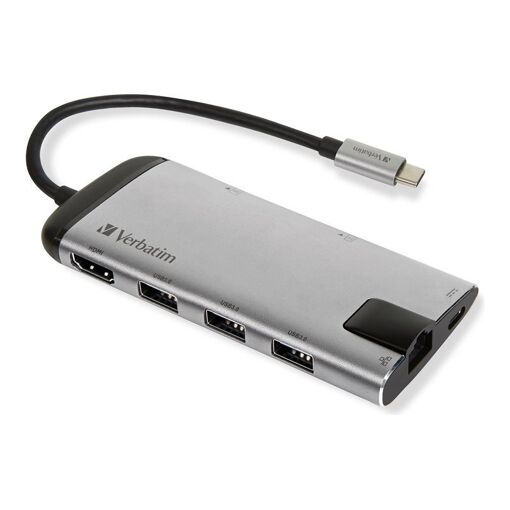 Station d'accueil Verbatim USB-C avec HDMI et Ethernet Gigabit