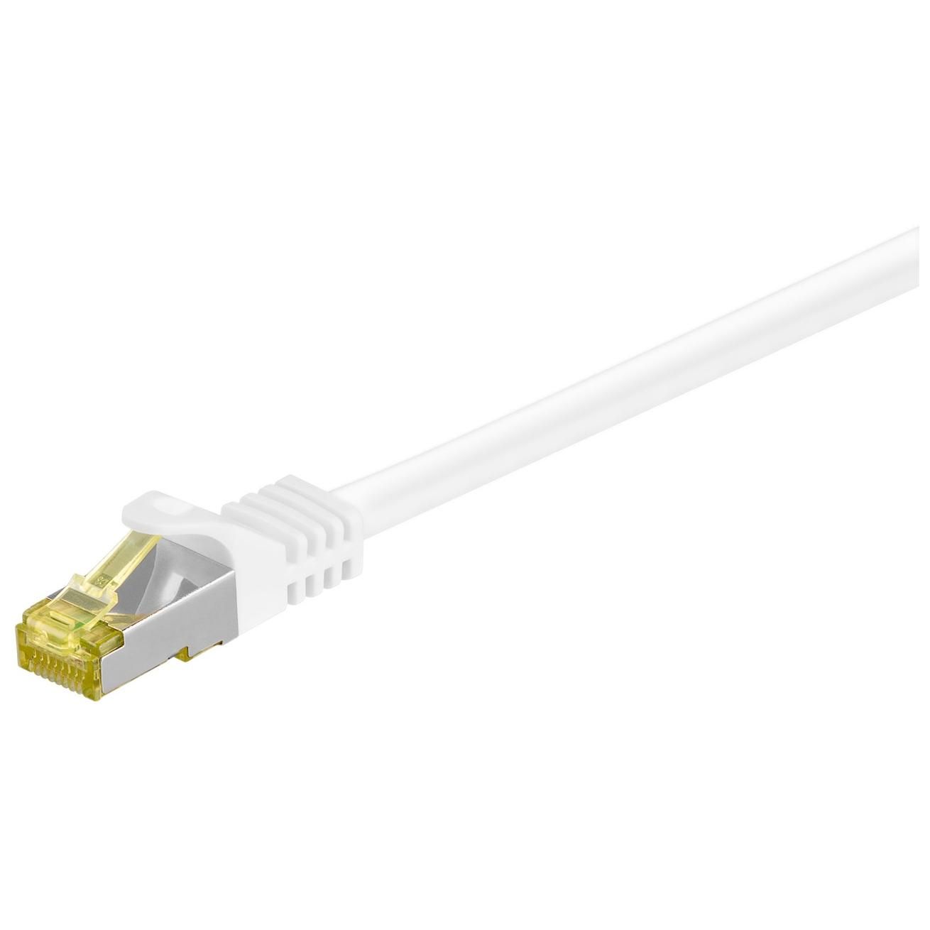 Goobay 91094 Network Cable, 3m Cat7 S/FTP (S-STP) - White