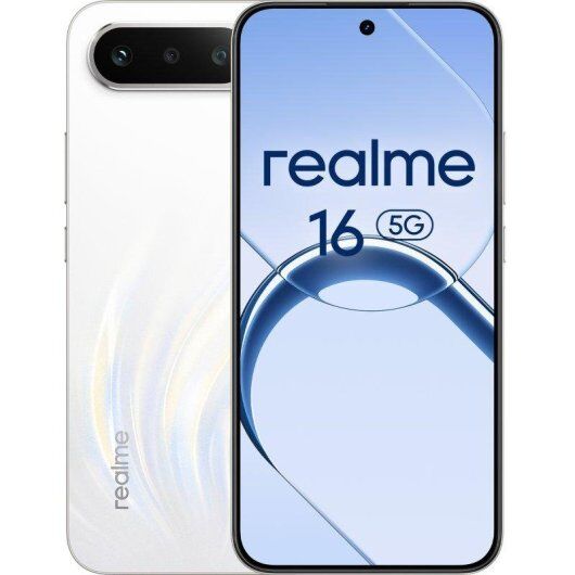 Realme 16 5G - 8GB RAM, 256GB, 6.57" - White