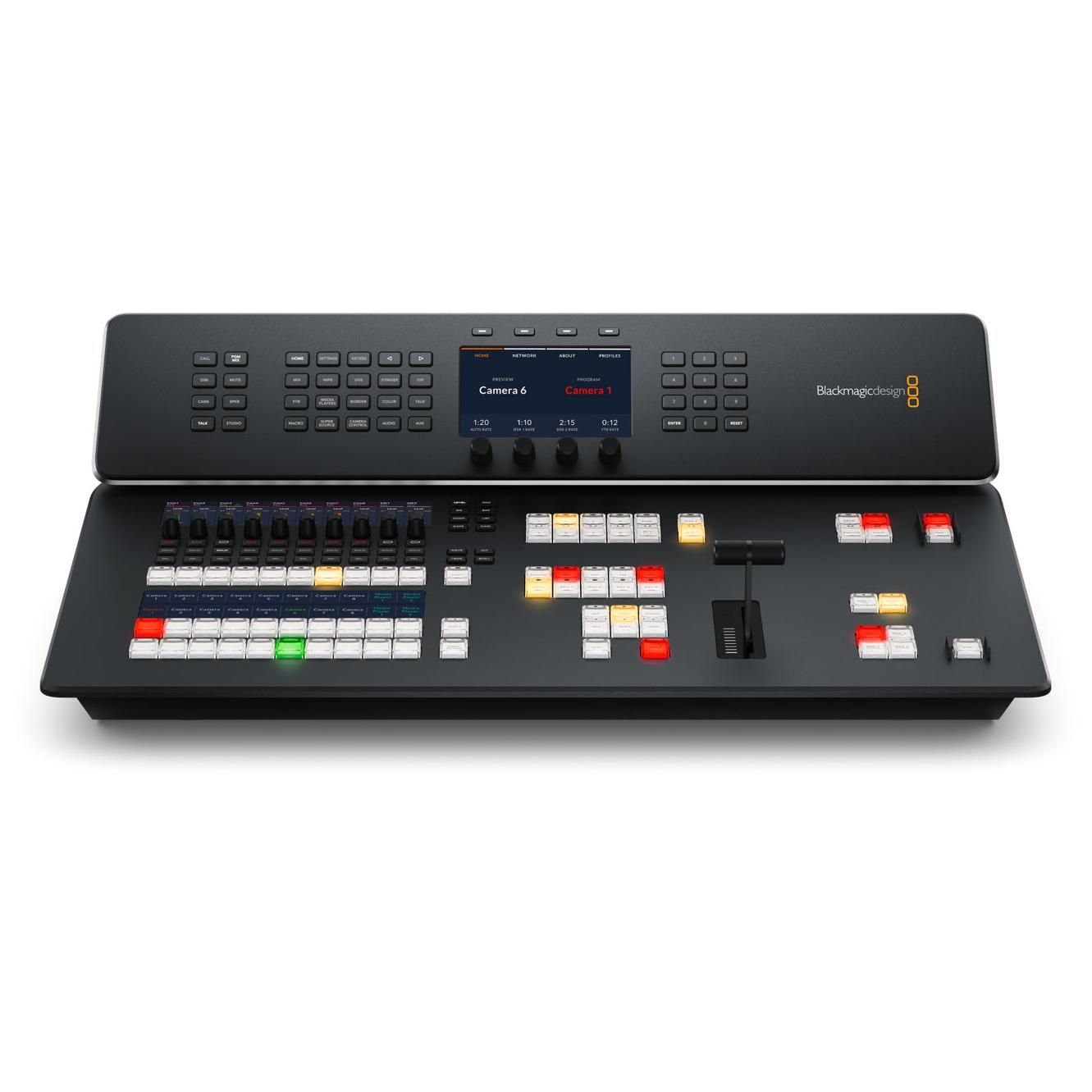 Blackmagic Design ATEM Television Studio HD8 - Full HD Video Mixer (8 3G-SDI Inputs) with Streaming and External Rec Features