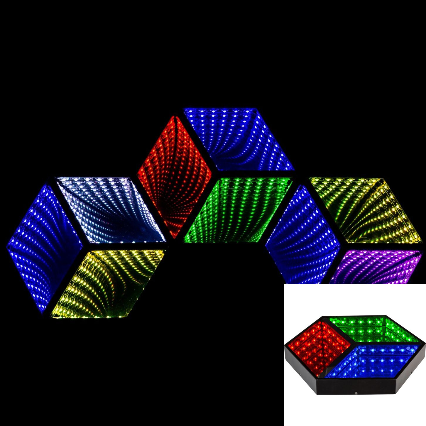 JB Systems Hexagon LED Mirror Effect