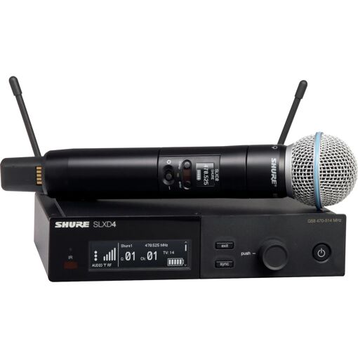 Système de micro main sans fil Shure SLXD24/B58-S50