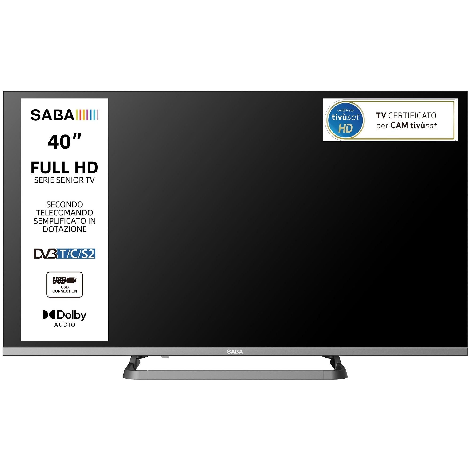 Saba SA40M10 40" Full HD TV - Grey