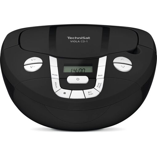 TechniSat VIOLA CD-1 Stereo Speaker, Black