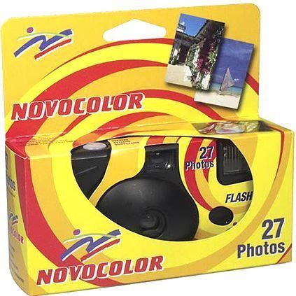 Novocolor Disposable Camera 27 Shots Flash 400 ASA