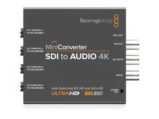 Convertisseur Blackmagic Design Mini - SDI vers audio 4K