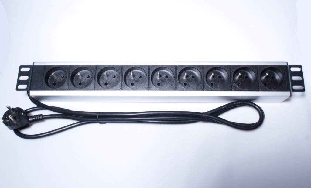PremiumCord Power Distribution Unit Cable 1.5U, 9x230V, 2m