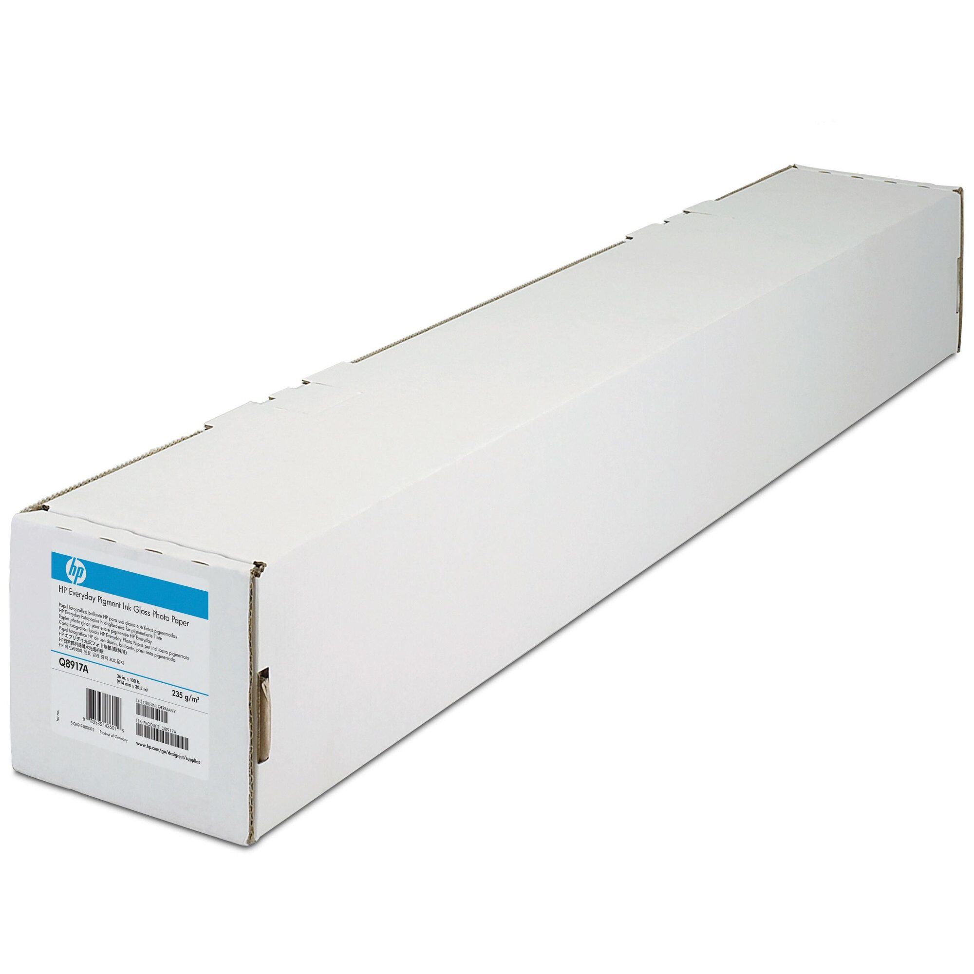 HP Glazed Photo Paper, Instant Dry, A0 (914mm x 30.5m), 235g/m²