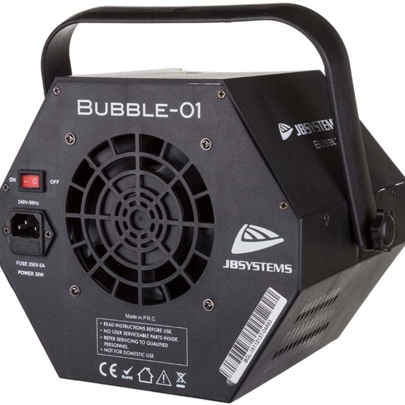 JB Systems Bubble-01 Indoor Bubble Machine (Black)
