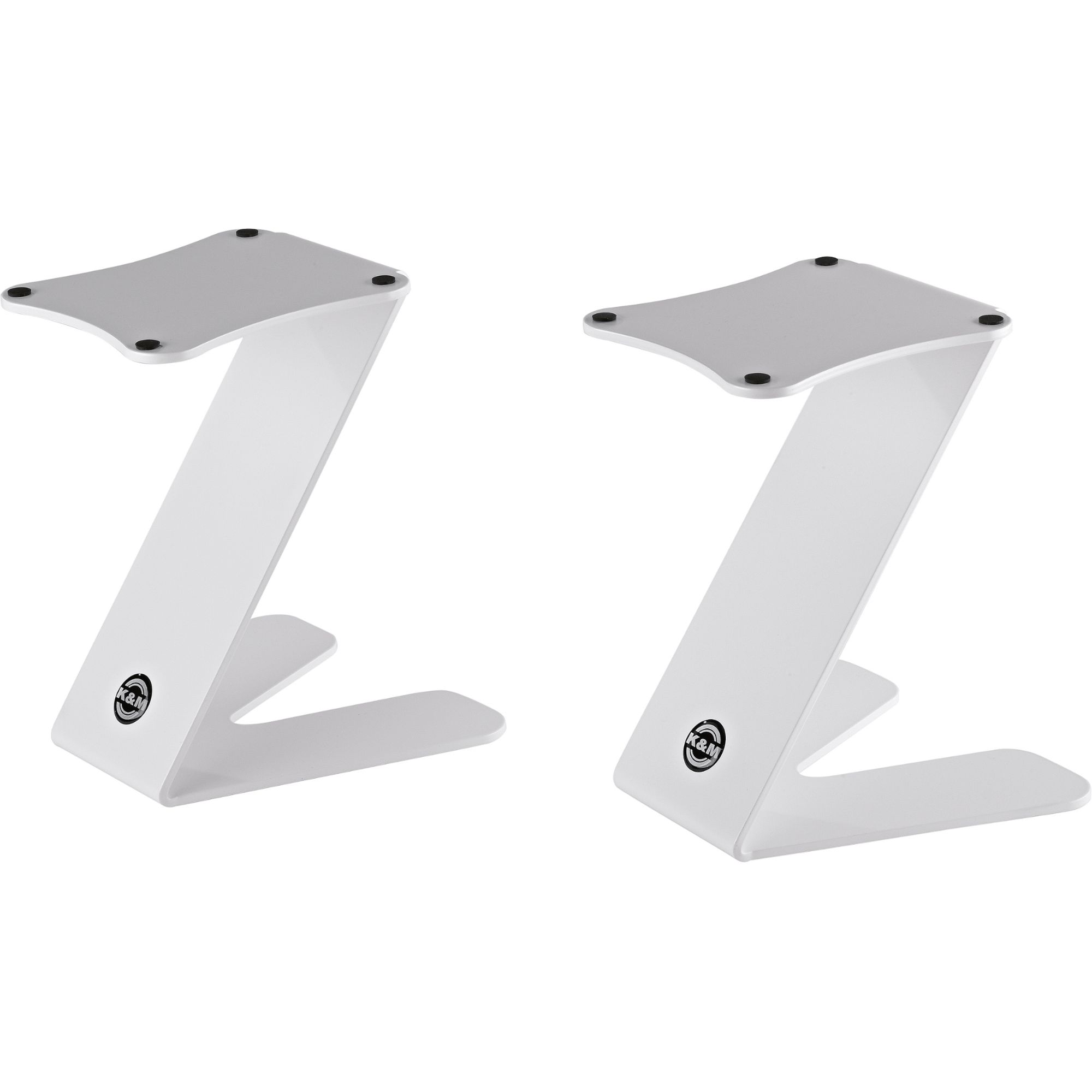 König Z-Stand Table Monitor Stand, White