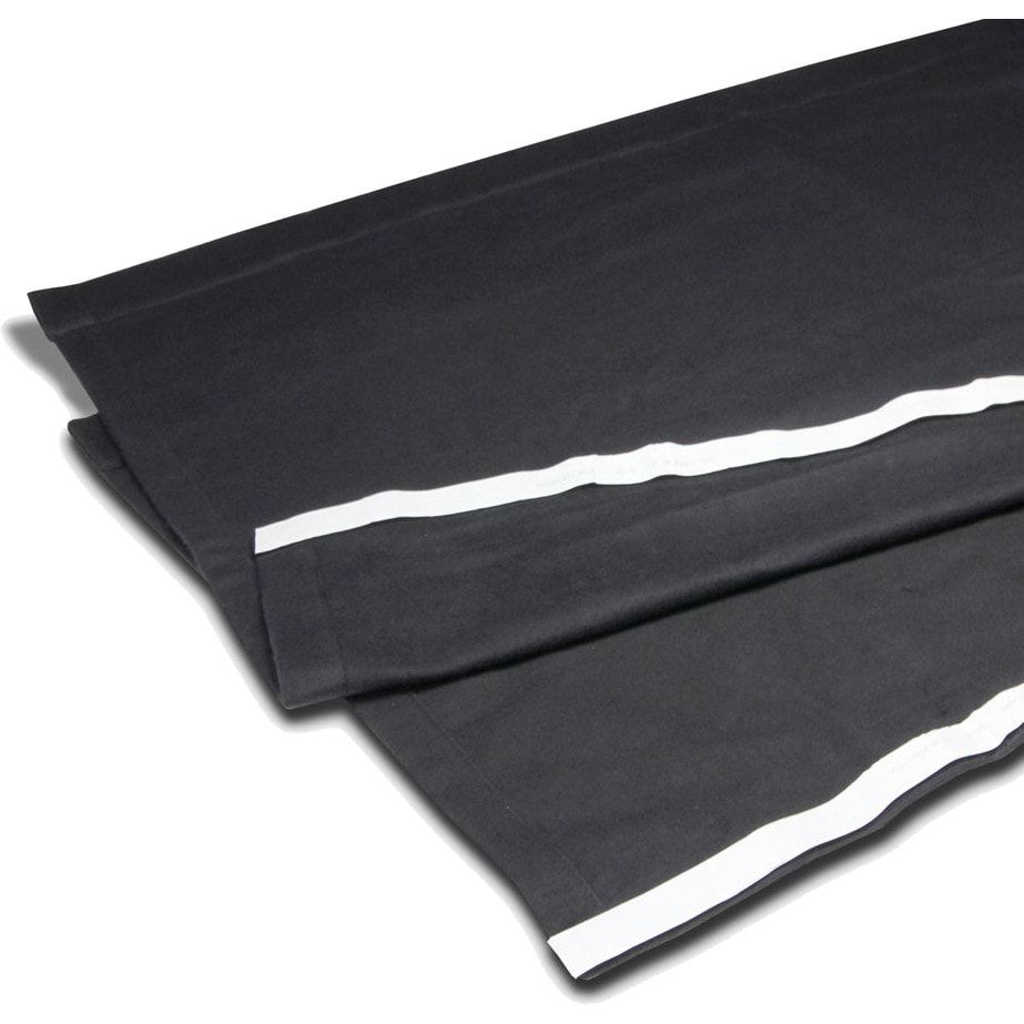 Adam Hall Black Fleece 2x0.6m