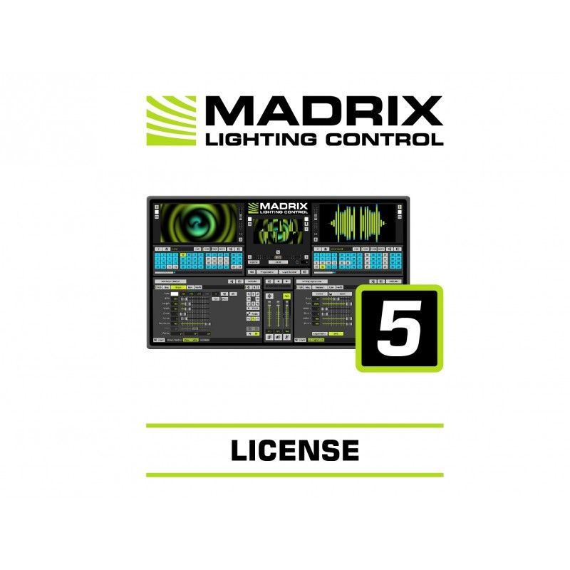 Licencia de Software MADRIX 5 Profesional (5 Licencias)