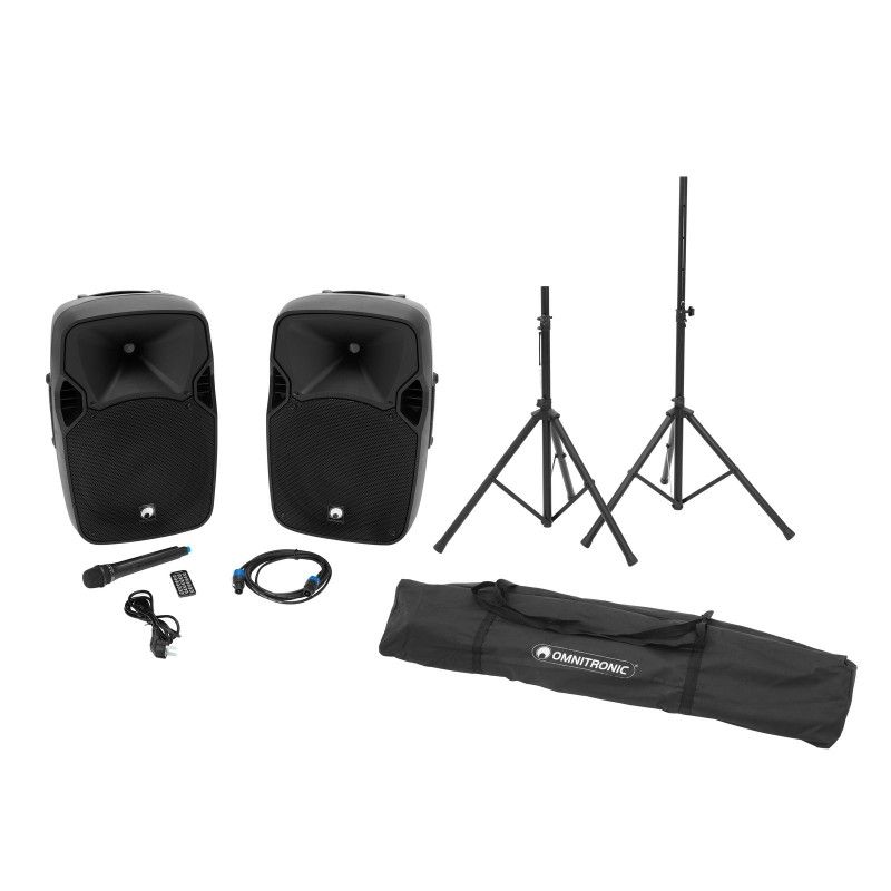 Omnitronic XFM-212AP Speaker System with MOVE MK2 Stand