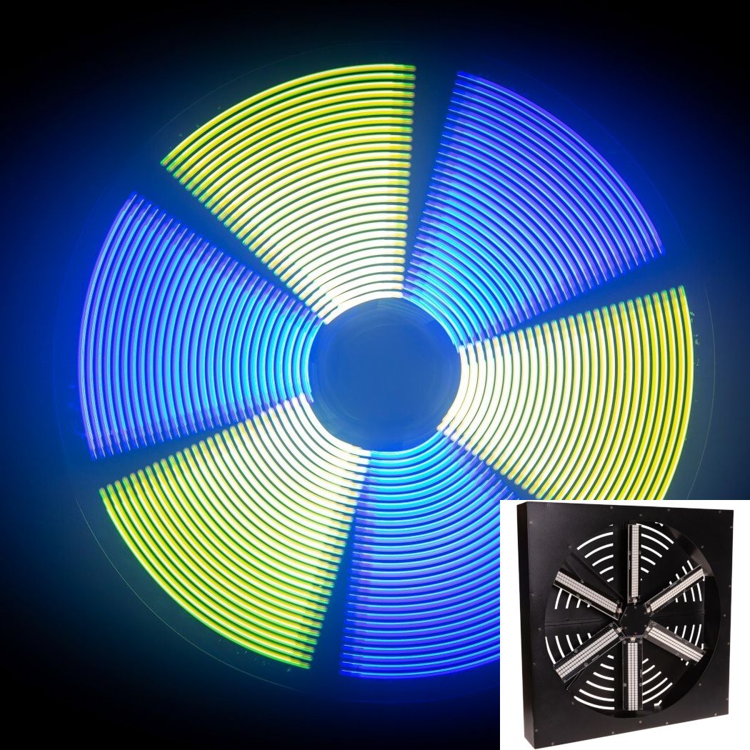 Ventilador LED RGB de JB Sistemas (Tamaño, Color, Capacidad)