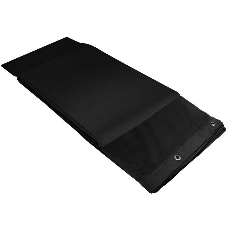 Adam Hall Black Stage Backdrop 4 x 3 Meters