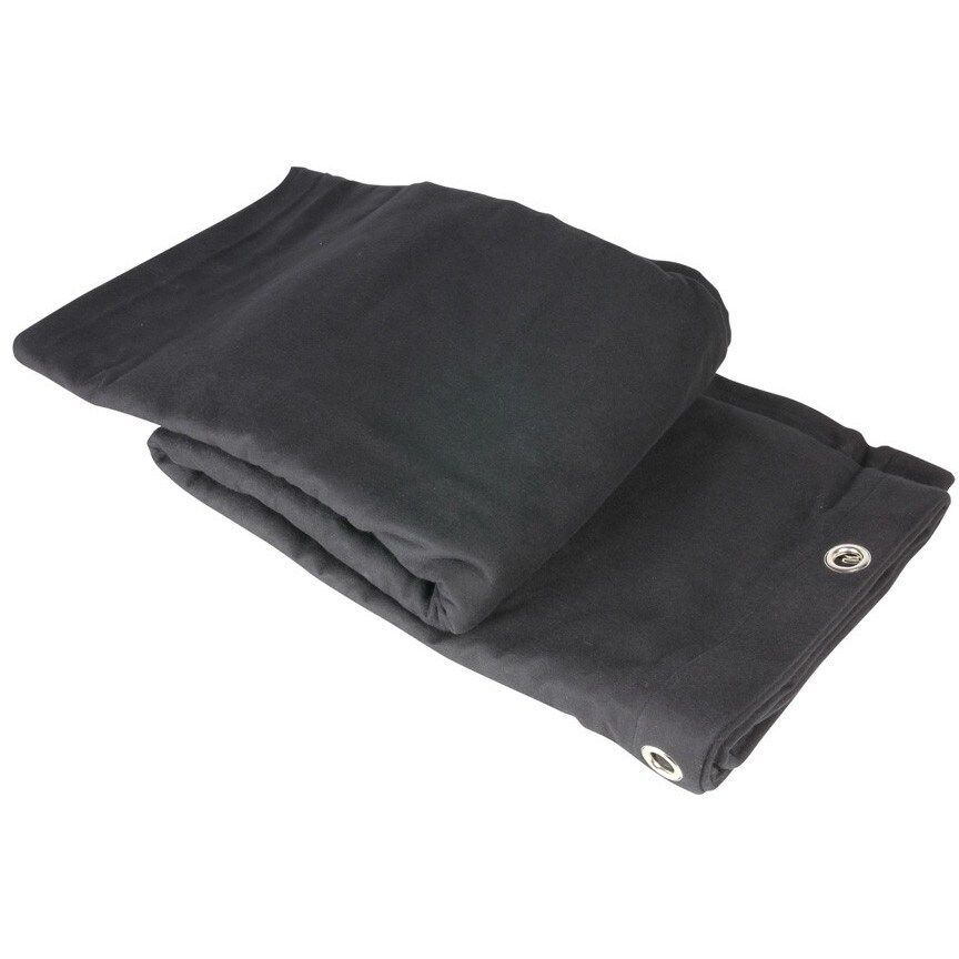 Adam Hall Black Stage Curtain 3 x 6 Meters