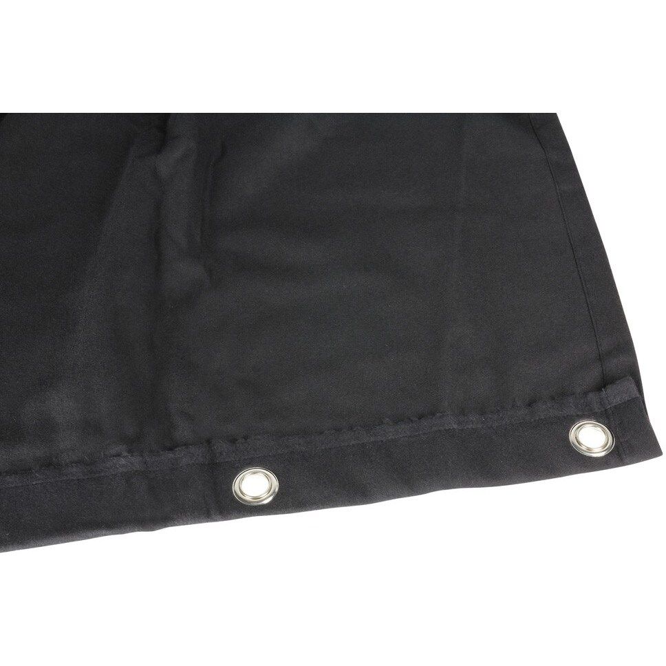 Adam Hall Black Stage Backdrop 6 x 4 Meters