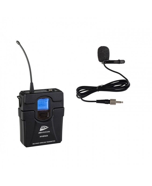 JB Systems HF-BPACK Handheld Transmitter + Micro Lanyard for HF-TWIN Receiver