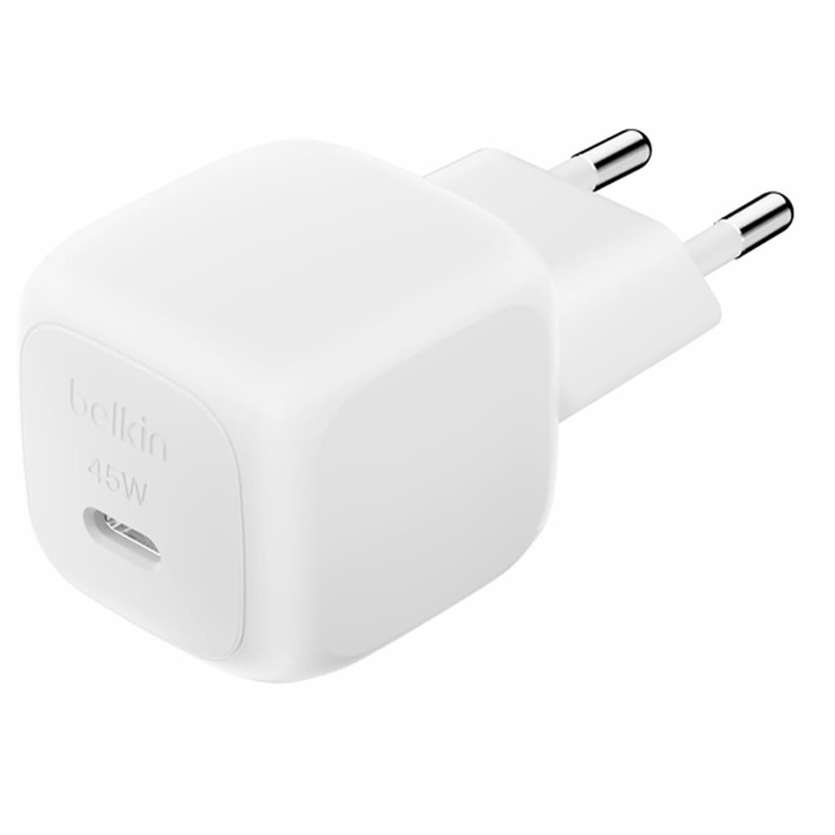 Cargador de pared Belkin BoostCharge 45W USB-C (Blanco)