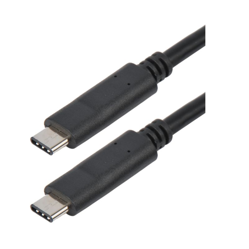 Câble Erard USB-C vers USB-A - 2m, Noir, 3A, 5Gb/s