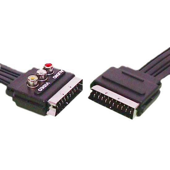 Euroconnex 3RCA to RCA Cable, 1.5m