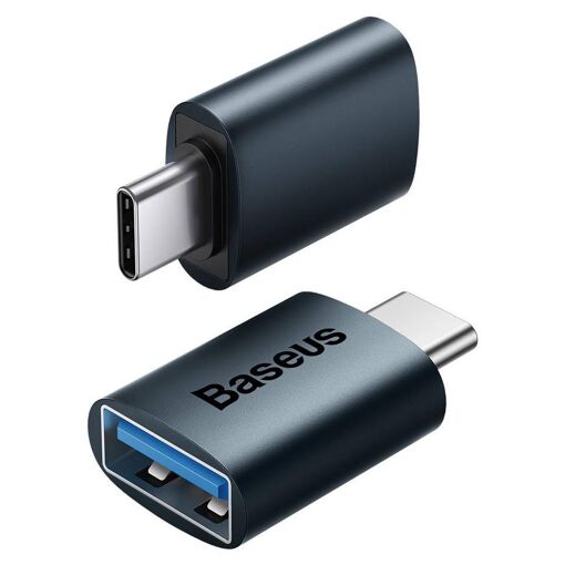 Adaptateur Baseus USB-C vers USB-A, Bleu