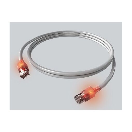 Cable de red Sacon Cat6a S/FTP 2m, Gris