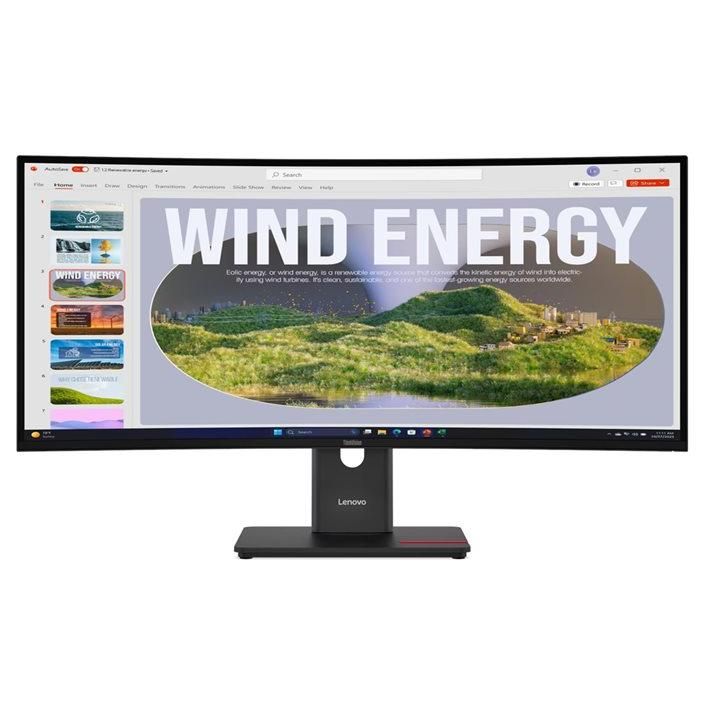 Lenovo ThinkVision T34WD-40 - 34" Curved LED Monitor - WQHD 3440x1440 @ 120Hz - 4ms Response Time