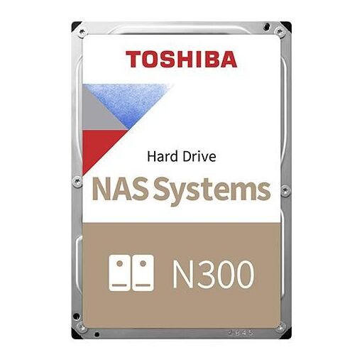 Disque dur Toshiba N300 4 To, 7200 tr/min, 512 Mo de cache, 3,5'' SATA III