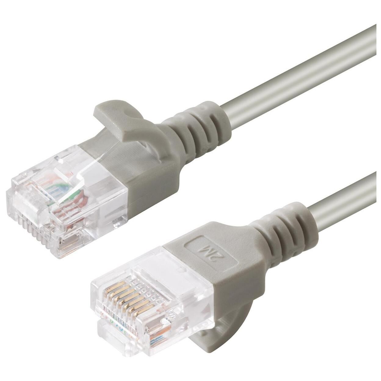 MicroConnect Slim Ethernet Cable, 1m Cat6a U/UTP