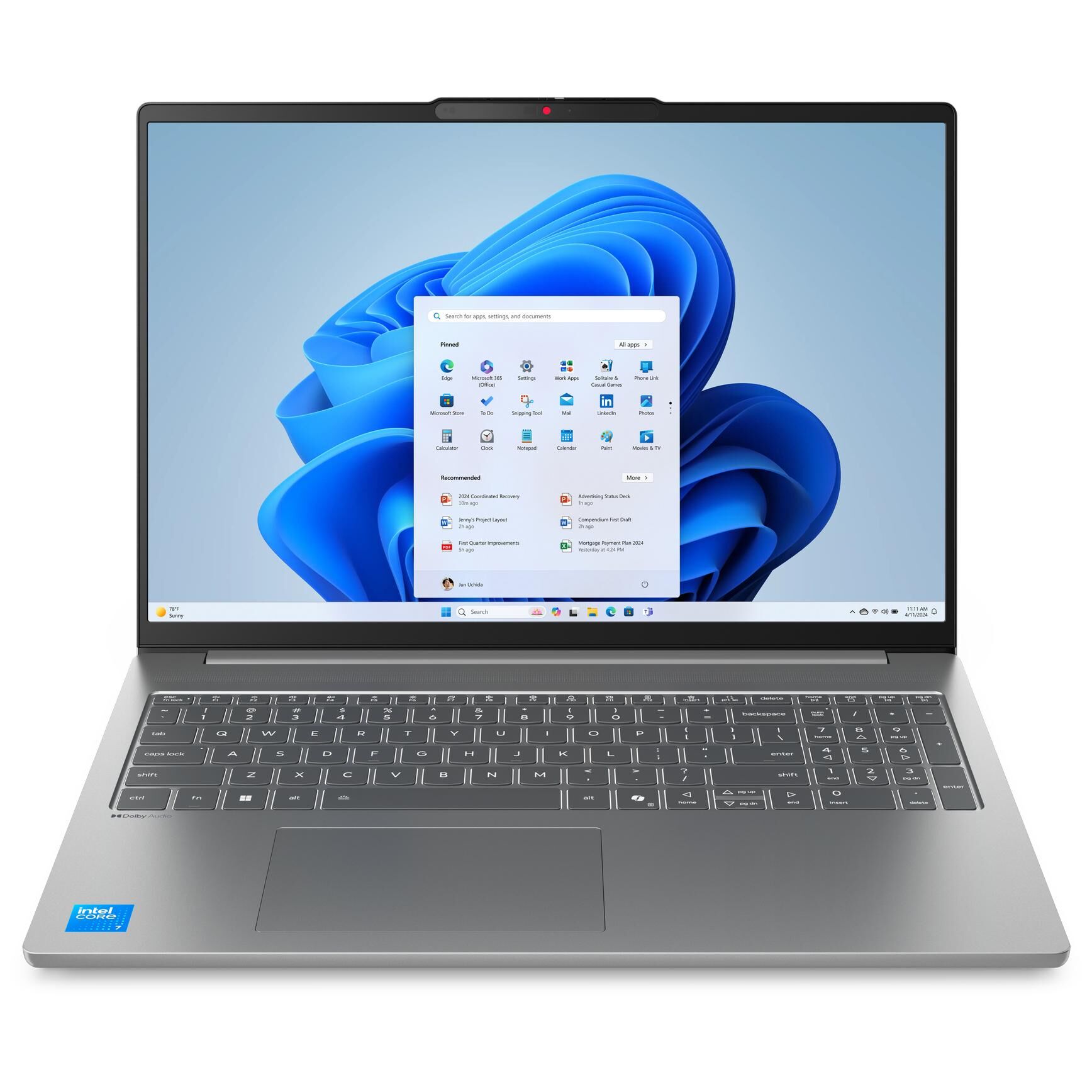 Ordinateur portable Lenovo IdeaPad Slim 5 16IMH10 Intel Core i9