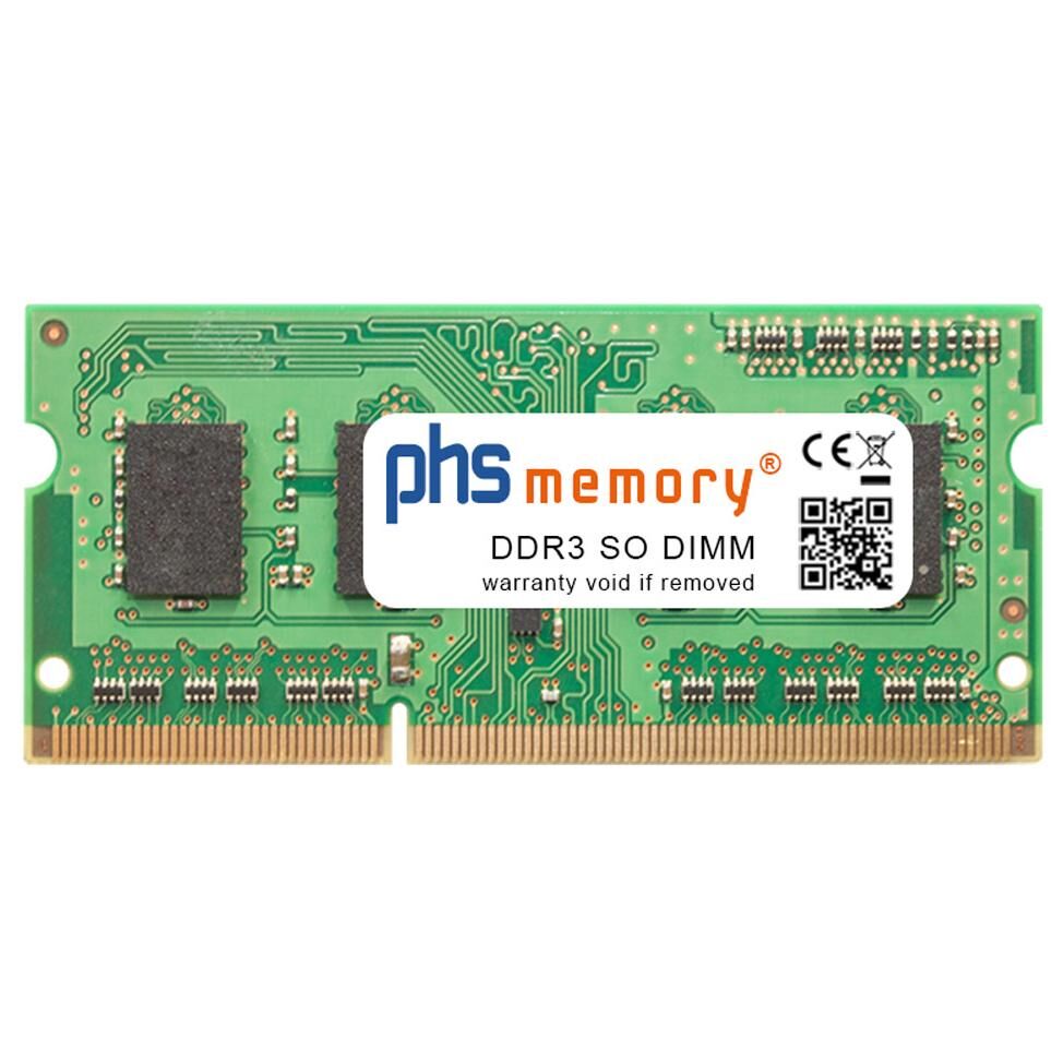 Phs-Memory 2GB DDR3 204-Pin SO-DIMM Module (1333MHz)