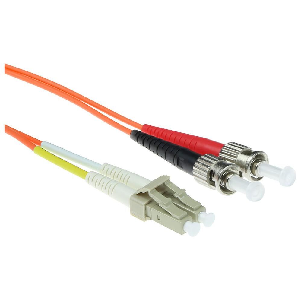 ACT RL7502 InfiniBand and Fiber Optic Cable 2m LC ST Orange
