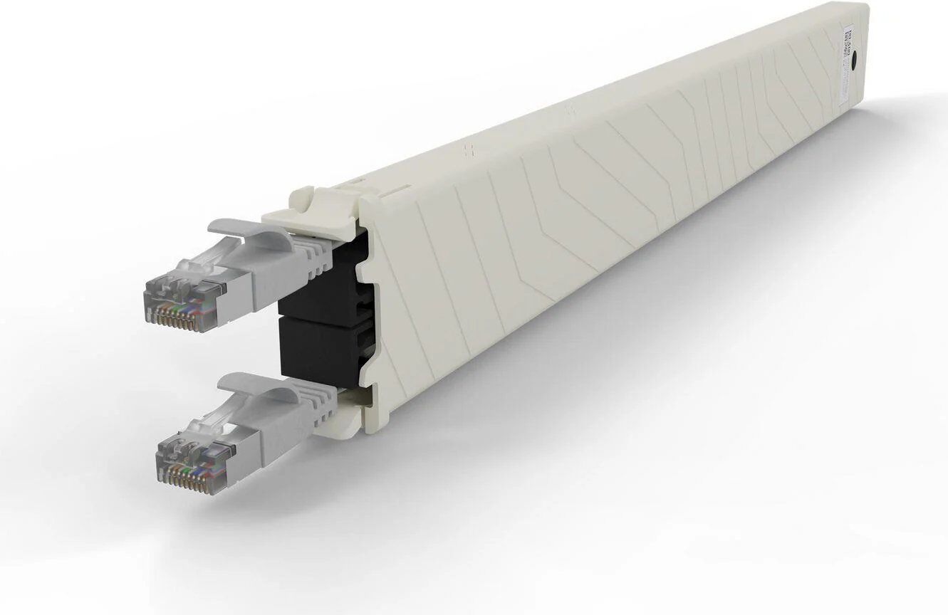 PATCHBOX 8RU STP Grey Network Cable Cassette