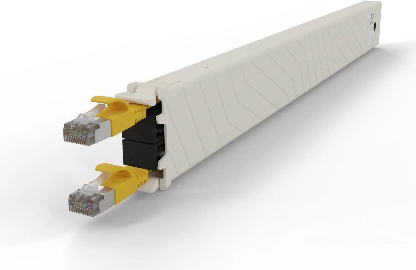 PATCHBOX 8RU STP Yellow Network Cable Cassette