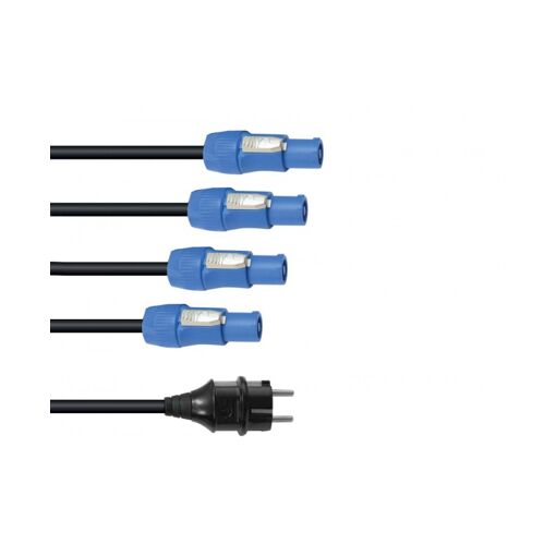 Cable de alimentación Eurolite P-Con 1-4, 3x2.5 mm²