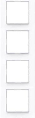 Jung 4-Way Frame A Creation, Alpine White