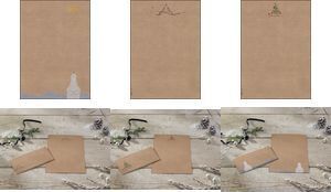 Sigel Christmas Tree Design Greeting Paper, A4, 100g/m²